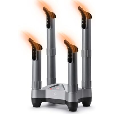 AIRTHEREAL SD20 Elektrische schoendroger met ozondesinfectie, verwarmde ventilator, sneldrogend en instelbare timer, geschikt voor werklaarzen, skischoenen, sneakers en handschoenen Taille unique AIRTHEREAL SD20 Elektrische schoendroger met ozondesinfectie, verwarmde ventilator, sneldrogend en instelbare timer, geschikt voor werklaarzen, skischoenen, sneakers en handschoenen Taille unique