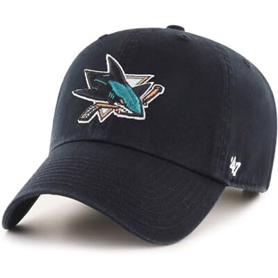 47 ' San Jose Sharks NHL clean up zwart verstelbare pet 47 ' San Jose Sharks NHL clean up zwart verstelbare pet