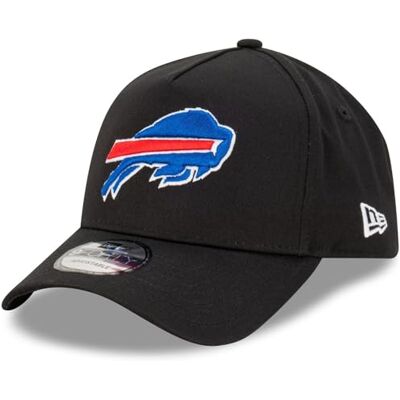 New Era NFL Caps American Football Hoed Baseball Cap Verstelbare Gebogen Vizier 9Forty A-Frame Zwart, Buffalo Bills #34597, Eén maat Eén maat New Era NFL Caps American Football Hoed Baseball Cap Verstelbare Gebogen Vizier 9Forty A-Frame Zwart, Buffalo Bills #34597, Eén maat Eén maat