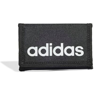 Adidas Uniseks lineaire portemonnee, zwart/wit, één maat Adidas Uniseks lineaire portemonnee, zwart/wit, één maat
