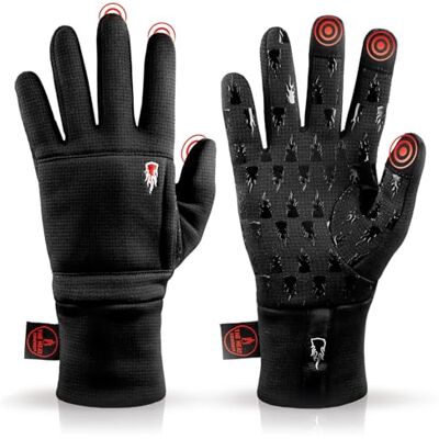 THE HEAT COMPANY Wind Pro Liner – winddicht – premium kwaliteit – waterdicht – touchscreen-handschoenen voor dames en heren – winterhandschoenen: fietshandschoenen en loophandschoenen THE HEAT COMPANY Wind Pro Liner – winddicht – premium kwaliteit – waterdicht – touchscreen-handschoenen voor dames en heren – winterhandschoenen: fietshandschoenen en loophandschoenen