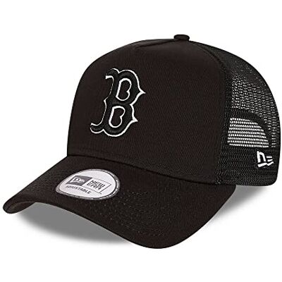 New Era Boston Red Sox Cap Mlb Trucker Kappe Basecap Baseball Tonal Mesh Schwarz One-Size One size New Era Boston Red Sox Cap Mlb Trucker Kappe Basecap Baseball Tonal Mesh Schwarz One-Size One size