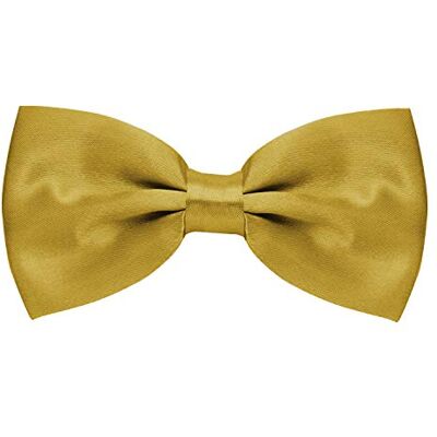 MASADA vlinderdas, accessoires voor heren, traploos verstelbaar, handgemaakt, haaksluiting, 12 x 6 cm, Goud Taille unique MASADA vlinderdas, accessoires voor heren, traploos verstelbaar, handgemaakt, haaksluiting, 12 x 6 cm, Goud Taille unique