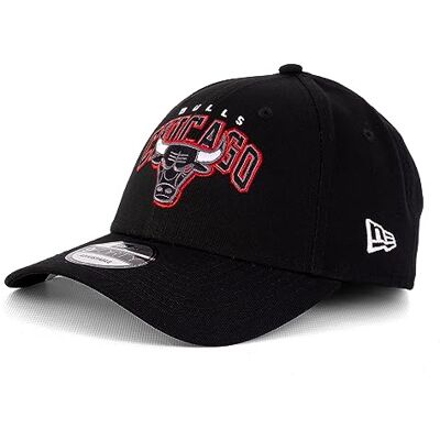 New Era Honkbalpet met gelimiteerd patroon, MLB NFL NBA Yankees Lakers Bulls Dodgers Raiders Chiefs Sox, Chicago Bulls, zwart/rood, een maat Eén maat New Era Honkbalpet met gelimiteerd patroon, MLB NFL NBA Yankees Lakers Bulls Dodgers Raiders Chiefs Sox, Chicago Bulls, zwart/rood, een maat Eén maat