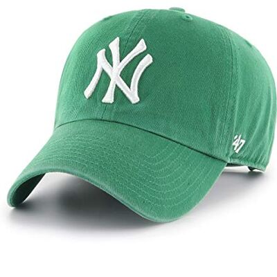 47 MLB Caps Clean Up ongestructureerde kroon verstelbaar teamlogo honkbalhoed, New York Yankees #35238 Taille unique 47 MLB Caps Clean Up ongestructureerde kroon verstelbaar teamlogo honkbalhoed, New York Yankees #35238 Taille unique