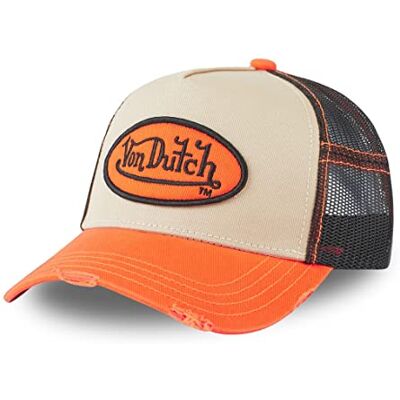Von Dutch Trucker Cap met Ora-net, beige, één maat Eén maat Von Dutch Trucker Cap met Ora-net, beige, één maat Eén maat