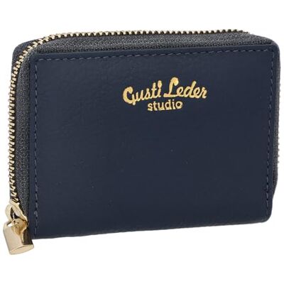 Gusti Leder Gusti ABEL Leren kaarthouder Voor dames en heren Kaarthouder Kleine portemonnee, Blauw, informeel Gusti Leder Gusti ABEL Leren kaarthouder Voor dames en heren Kaarthouder Kleine portemonnee, Blauw, informeel