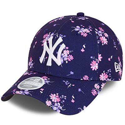 New Era New York Yankees Cap Mlb Basecap Blumenmuster Kappe Baseball Damen Blau One-Size New Era New York Yankees Cap Mlb Basecap Blumenmuster Kappe Baseball Damen Blau One-Size