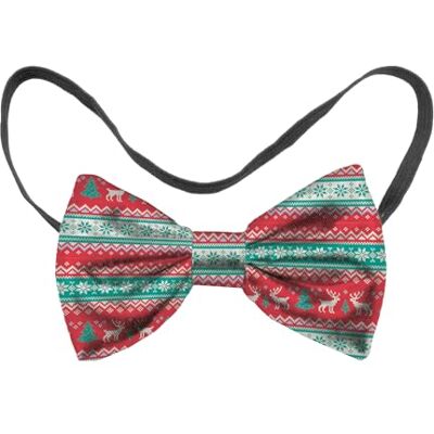 Folat 63782 Kerstkostuum met vlinderdas en gezellig kerstmotief, meerkleurig Folat 63782 Kerstkostuum met vlinderdas en gezellig kerstmotief, meerkleurig