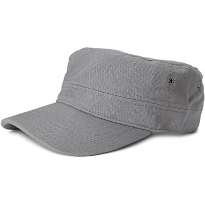 styleBREAKER Militaire honkbalpet van robuust katoenen linnen, verstelbaar, uniseks, 04023020, Donkergrijs One Size styleBREAKER Militaire honkbalpet van robuust katoenen linnen, verstelbaar, uniseks, 04023020, Donkergrijs One Size
