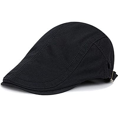 KeepSa Vintage platte heren-pet, katoen, zomer, baret, Gatsby Ivy hoed, opvouwbare Ierse hoed, verstelbaar, ademend 57-61 KeepSa Vintage platte heren-pet, katoen, zomer, baret, Gatsby Ivy hoed, opvouwbare Ierse hoed, verstelbaar, ademend 57-61