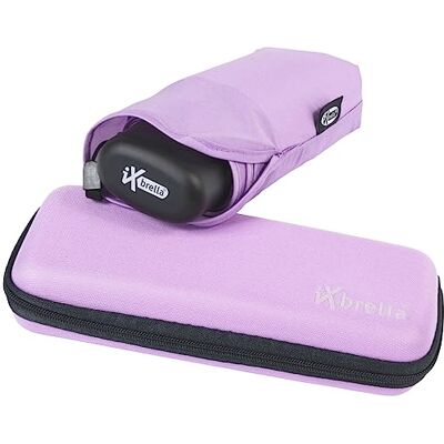 iX-brella Super mini-zakparaplu: kleine paraplu in etui, lichtpaars, Zakparaplu Super Mini iX-brella Super mini-zakparaplu: kleine paraplu in etui, lichtpaars, Zakparaplu Super Mini