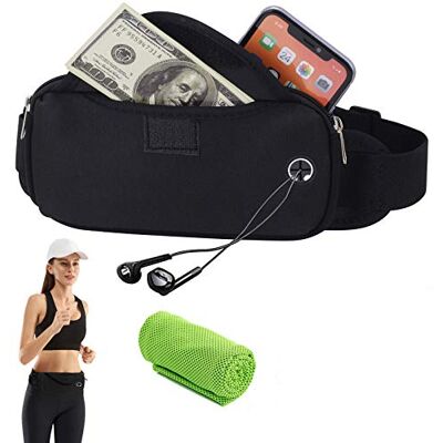 CYchen Sporttasje Voor Mobiele Telefoon, Looptas, Heuptas, Hardlooptas, Waterdicht, Platte Heuptas, Hardloopriem, Joggen, Fitness, Riem Voor Dames en Heren, Kinderen, Outdoor Activiteiten Joggen CYchen Sporttasje Voor Mobiele Telefoon, Looptas, Heuptas, Hardlooptas, Waterdicht, Platte Heuptas, Hardloopriem, Joggen, Fitness, Riem Voor Dames en Heren, Kinderen, Outdoor Activiteiten Joggen