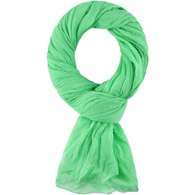 ALLEE DU FOULARD Sjaal, 100% katoen, afmetingen 200 x 110 cm, uniseks, meer dan 50 effen kleuren, Appel 110 x 200 cm ALLEE DU FOULARD Sjaal, 100% katoen, afmetingen 200 x 110 cm, uniseks, meer dan 50 effen kleuren, Appel 110 x 200 cm