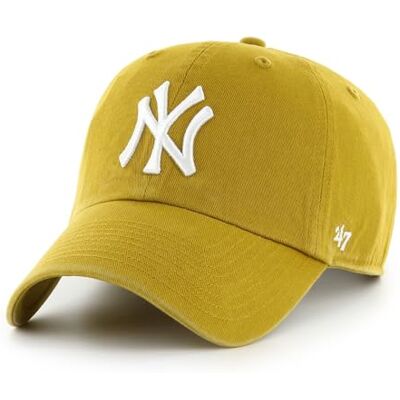 47 MLB Caps Clean Up ongestructureerde kroon verstelbaar teamlogo honkbalhoed, New York Yankees #36710, Eén maat Eén maat 47 MLB Caps Clean Up ongestructureerde kroon verstelbaar teamlogo honkbalhoed, New York Yankees #36710, Eén maat Eén maat