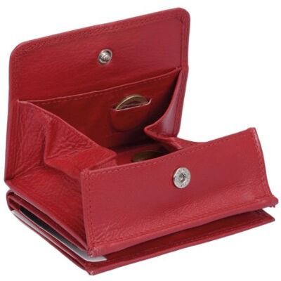 LEAS Model Wenen RFID-portemonnee, speciaal van rundleer, gemaakt in Weense stijl, met vak voor typische vierkante munten, rood '' Special Edition', kersenrood LEAS Model Wenen RFID-portemonnee, speciaal van rundleer, gemaakt in Weense stijl, met vak voor typische vierkante munten, rood '' Special Edition', kersenrood