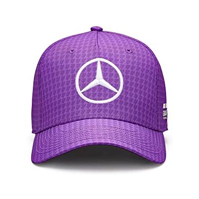 Mercedes AMG Petronas Formula One Team Lewis Hamilton Kinderpet 2023, Paars. Eén maat Mercedes AMG Petronas Formula One Team Lewis Hamilton Kinderpet 2023, Paars. Eén maat