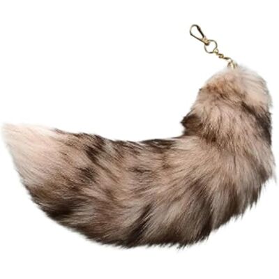 ChongKuan Hanger met vossenstaart van imitatiebont, met vossenstaart hanger, Kleur 30 ChongKuan Hanger met vossenstaart van imitatiebont, met vossenstaart hanger, Kleur 30