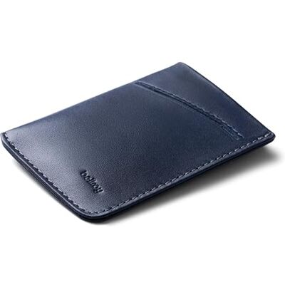 Bellroy Kaarthoes, slanke lederen portemonnee marineblauw Slanke lederen portemonnee voor maximaal 8 kaarten en bankbiljetten Bellroy Kaarthoes, slanke lederen portemonnee marineblauw Slanke lederen portemonnee voor maximaal 8 kaarten en bankbiljetten