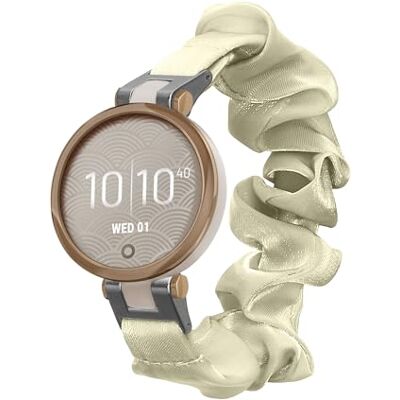 kwmobile Horlogeband compatibel met Garmin Lily Sport, scrunchie reservearmband voor fitnesstracker, pastelgeel, Katoen katoen Rubberen band kwmobile Horlogeband compatibel met Garmin Lily Sport, scrunchie reservearmband voor fitnesstracker, pastelgeel, Katoen katoen Rubberen band