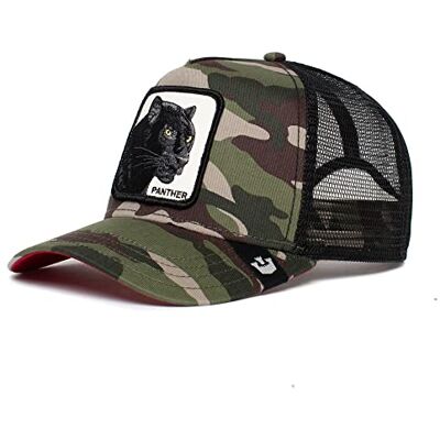 Goorin Bros. Goorin Bros – truckerpet baseballpet cap mesh – boerderij farm dieren – verstelbare snapback sluiting – gebogen vizier, Trucker-Panther-Camouflage-#29522, one size one size Goorin Bros. Goorin Bros – truckerpet baseballpet cap mesh – boerderij farm dieren – verstelbare snapback sluiting – gebogen vizier, Trucker-Panther-Camouflage-#29522, one size one size