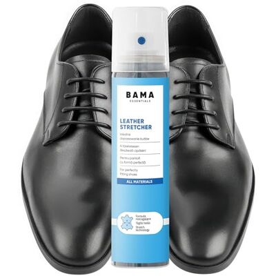 Bama Leather Stretcher Spray voor het aanpassen van drukkende leren schoenen, voor ruw en glad leer, transparante spray, 75 ml 75.00 ml Bama Leather Stretcher Spray voor het aanpassen van drukkende leren schoenen, voor ruw en glad leer, transparante spray, 75 ml 75.00 ml