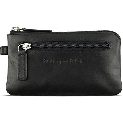 bugatti Super Slim Sleuteletui van echt leer in elegante hoogwaardige geschenkdoos zwart bugatti Super Slim Sleuteletui van echt leer in elegante hoogwaardige geschenkdoos zwart