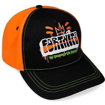Fortnite Honkbalpet voor jongens, jongeren, zonnehoed met vizier, met verstelbare riem, licht, capuchon, cadeau voor kinderen, Zwart/Oranje 6-14 ans Fortnite Honkbalpet voor jongens, jongeren, zonnehoed met vizier, met verstelbare riem, licht, capuchon, cadeau voor kinderen, Zwart/Oranje 6-14 ans