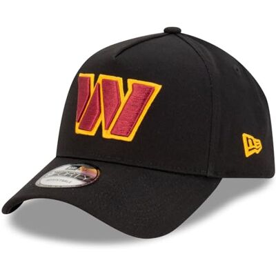 New Era NFL Caps American Football Hoed Baseball Cap Verstelbare Gebogen Vizier 9Forty A-Frame Zwart, Washington Commanders #34620, Eén maat Eén maat New Era NFL Caps American Football Hoed Baseball Cap Verstelbare Gebogen Vizier 9Forty A-Frame Zwart, Washington Commanders #34620, Eén maat Eén maat