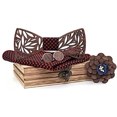 BEFORBIO Vlinderdas van hout, handgemaakt, chique en modieus, modieus accessoire of cadeau-idee, licht verstelbaar, blauw 01, Eén maat, Blauw 01 One Size BEFORBIO Vlinderdas van hout, handgemaakt, chique en modieus, modieus accessoire of cadeau-idee, licht verstelbaar, blauw 01, Eén maat, Blauw 01 One Size