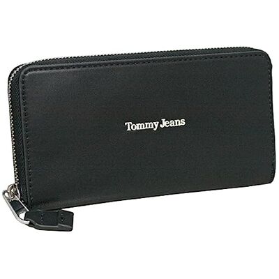 Tommy Hilfiger Praktische en elegante damesportemonnee lente/zomercollectie, zwart., Stijlvol Tommy Hilfiger Praktische en elegante damesportemonnee lente/zomercollectie, zwart., Stijlvol