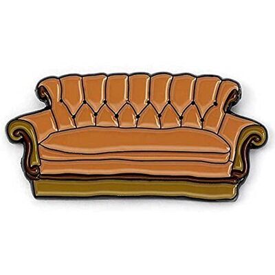 FRIENDS Carat Shop sofa pin badge tv-serie, één maat, metaal, geen edelsteen, Metaal, Geen edelsteen FRIENDS Carat Shop sofa pin badge tv-serie, één maat, metaal, geen edelsteen, Metaal, Geen edelsteen