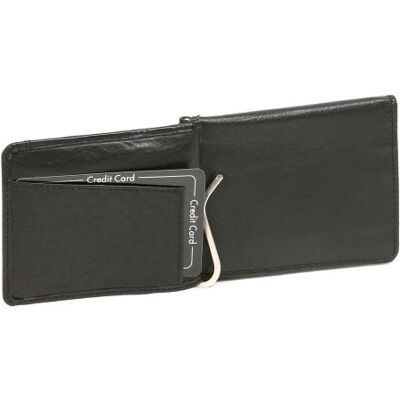 LEAS Portemonnee met geldclip Money Clip geldclip echt leer zwart Special Edition LEAS Portemonnee met geldclip Money Clip geldclip echt leer zwart Special Edition