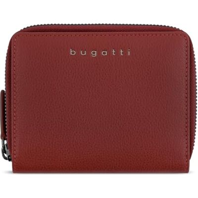 bugatti Mira, kleine portemonnee, dames, echt lederen rits, RFID bugatti Mira, kleine portemonnee, dames, echt lederen rits, RFID