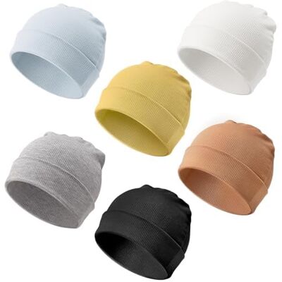 DRESHOW 6 stuks babymuts voor pasgeborenen, peuters, zacht, schattig, gebreid, voor baby's, uniseks, ziekenhuismutsen, warm, voor kinderen, jongens en meisjes, 0-24 maanden, 6 Sets: Beanie Hoeden 104 3-24 mois DRESHOW 6 stuks babymuts voor pasgeborenen, peuters, zacht, schattig, gebreid, voor baby's, uniseks, ziekenhuismutsen, warm, voor kinderen, jongens en meisjes, 0-24 maanden, 6 Sets: Beanie Hoeden 104 3-24 mois