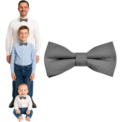 DonDon Vlinderdas voor heren, kinderen, jongens of baby's, mat, voorgebonden en in lengte verstelbaar, van gabardine katoen, feestelijk accessoire voor bruiloft, communie en ceremonie Bébés / Petit enfant - 8 x 4 cm DonDon Vlinderdas voor heren, kinderen, jongens of baby's, mat, voorgebonden en in lengte verstelbaar, van gabardine katoen, feestelijk accessoire voor bruiloft, communie en ceremonie Bébés / Petit enfant - 8 x 4 cm