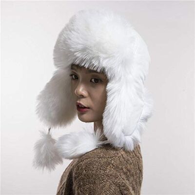 BZNOO Chapka Mannen Vrouwen Russische Ushanka Hoeden Winter Dikke Warme Oren Mode PU Bomber Hoed Dame Sonw Pet Trapper Trooper Hoed BZNOO Chapka Mannen Vrouwen Russische Ushanka Hoeden Winter Dikke Warme Oren Mode PU Bomber Hoed Dame Sonw Pet Trapper Trooper Hoed