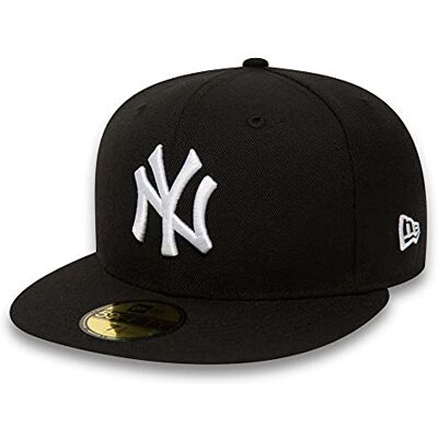New Era New York Yankees 59fifty Basecap Mlb Basic Black/White 7 1/8-57cm New Era New York Yankees 59fifty Basecap Mlb Basic Black/White 7 1/8-57cm