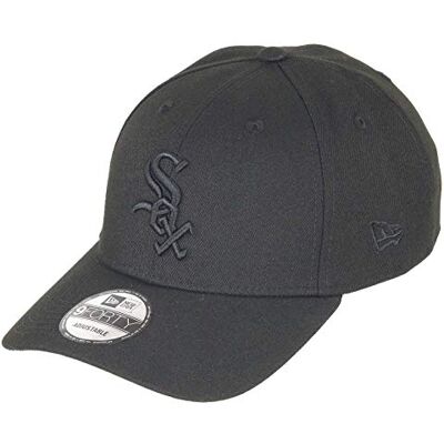 New Era Chicago White Sox 9forty Adjustable Snapback Cap Mlb Essential Bob Black One-Size New Era Chicago White Sox 9forty Adjustable Snapback Cap Mlb Essential Bob Black One-Size
