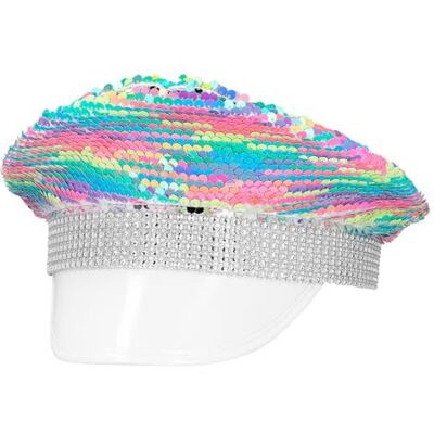 Boland Muts met pailletten voor volwassenen, hoed voor carnaval, themafeest en festivals Boland Muts met pailletten voor volwassenen, hoed voor carnaval, themafeest en festivals