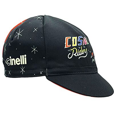 Cinelli Sergio Mora Cosmic Riders Fietspet, uniseks, 1 stuk Cinelli Sergio Mora Cosmic Riders Fietspet, uniseks, 1 stuk