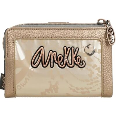 Anekke Real Intentions Flexibele RFID Wallet Multicolor taupe grijs Anekke Real Intentions Flexibele RFID Wallet Multicolor taupe grijs