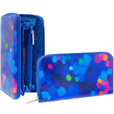 Pylones Portemonnee Travel Blue Palettegecoate stof 19 x 11 cm, blauw, 19 x 11 cm, klassiek, Blauw, klassiek Pylones Portemonnee Travel Blue Palettegecoate stof 19 x 11 cm, blauw, 19 x 11 cm, klassiek, Blauw, klassiek