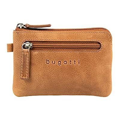 bugatti Volo Cognac Leren sleutelhanger met muntvak en sleutelringen in prachtige geschenkdoos bugatti Volo Cognac Leren sleutelhanger met muntvak en sleutelringen in prachtige geschenkdoos