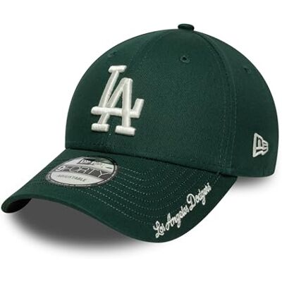 New Era 9Forty Visor Script MLB Los Angeles LA Dodgers Honkbalpet voor volwassenen, donkergroen Eén maat New Era 9Forty Visor Script MLB Los Angeles LA Dodgers Honkbalpet voor volwassenen, donkergroen Eén maat