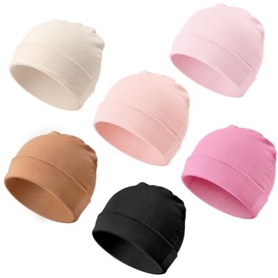 DRESHOW 6 stuks babymuts voor pasgeborenen, peuters, zacht, schattig, gebreid, voor baby's, uniseks, ziekenhuismutsen, warm, voor kinderen, jongens en meisjes, 0-24 maanden, 6 Sets: Beanie Hoeden 104 0-3 mois DRESHOW 6 stuks babymuts voor pasgeborenen, peuters, zacht, schattig, gebreid, voor baby's, uniseks, ziekenhuismutsen, warm, voor kinderen, jongens en meisjes, 0-24 maanden, 6 Sets: Beanie Hoeden 104 0-3 mois