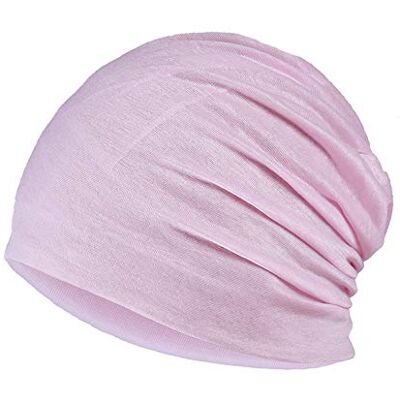 YOFASEN Slouchy muts, , chemopet, katoenen tulband, hoed, stretch, moslim sjaal voor vrouwen, mannen, Neon Roze. Eén maat YOFASEN Slouchy muts, , chemopet, katoenen tulband, hoed, stretch, moslim sjaal voor vrouwen, mannen, Neon Roze. Eén maat