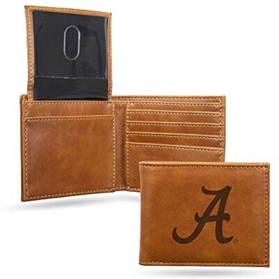 Rico Industries NCAA beschermhoes voor bankbiljetten, lasergravure, zwart, teamkleur, Einheitsgröße, portemonnee met lasergravure Rico Industries NCAA beschermhoes voor bankbiljetten, lasergravure, zwart, teamkleur, Einheitsgröße, portemonnee met lasergravure