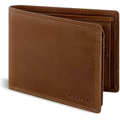 bugatti Savona RFID-portemonnee voor heren, natuurlijk leer, portemonnee, Cognac., S, Casual bugatti Savona RFID-portemonnee voor heren, natuurlijk leer, portemonnee, Cognac., S, Casual