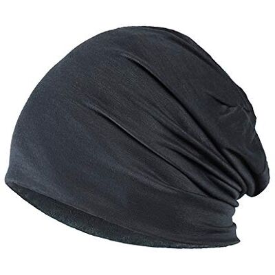 YOFASEN Slouchy muts, , chemopet, katoenen tulband, hoed, stretch, moslim sjaal voor vrouwen, mannen, Donkergrijs Eén maat YOFASEN Slouchy muts, , chemopet, katoenen tulband, hoed, stretch, moslim sjaal voor vrouwen, mannen, Donkergrijs Eén maat